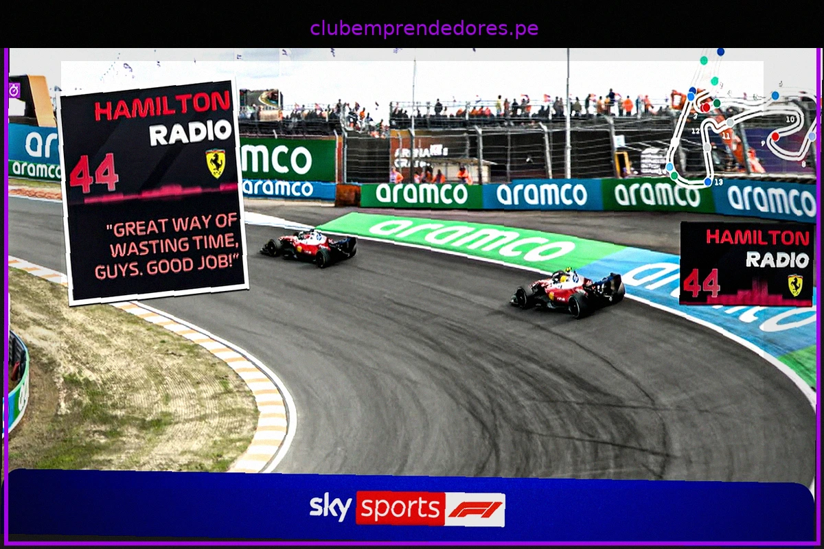 ¡Una gran pérdida de tiempo! Hamilton frustrado por las órdenes de equipo de Ferrari